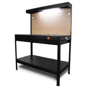 WEN WB4723T 48-Inch Workbench with Power Outlets and Light