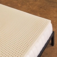 Pure Green 100% Natural Latex 2"&nbsp;Mattress Topper, Medium Firmness, Queen - New/Unopened