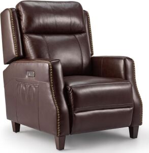 Leather Power Recliner Chair