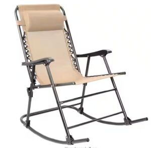 Rocking Zero Gravity Wide Recliner Patio Chair