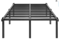 HAAGEEP 20 Inch Tall Platform Bed Frame King Size Metal Bedframe No Box Spring Needed Heavy Duty Mattress Frames High