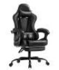 Gaming Chair with Headrest, Footrest and Massage Lumbar Support, Height Adjustable&nbsp;