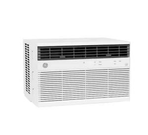 GE 14,000 BTU 115V Window Air Conditioner Cools 700 Sq. Ft. with SMART technology, ENERGY STAR and Remote in White 