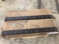 Lot of (2) 6 Drawer Dressers - Uninspected