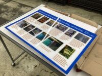 Lot of (8) 2' x 3' Plexiglass Foam Backed Signs&nbsp;