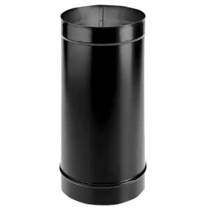 DuraVent DuraBlack 6 in. x 48 in. Single-Wall Chimney Stove Pipe Chimney Pipe 