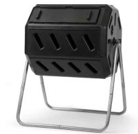 FCMP Outdoor Tumbling Composter with Two Chambers for Efficient Batch Composting&nbsp;