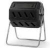 FCMP Outdoor Tumbling Composter with Two Chambers for Efficient Batch Composting&nbsp;