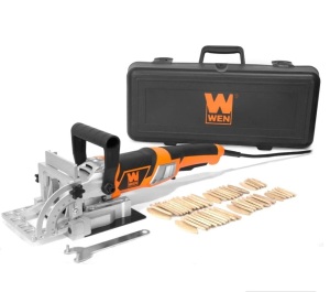 WEN JN8504 8.5-Amp Plate and Biscuit Joiner with Case and Biscuits