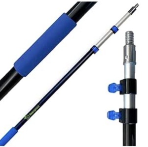 Extend-a-reach telescoping extension pole