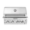 KitchenAid 4-Burner Built-in Propane Gas Island Grill Head in Stainless Steel with Rotisserie Burner 