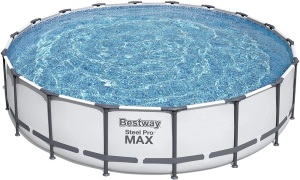 Bestway Steel Pro MAX Swimming Pool Set 18' x 48" - Appears New in Damaged Box 