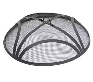 Sunnydaze Decor 22 in. Steel Mesh Fire Pit Screen 