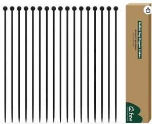 FXW 24inch Outdoor Dog Playpen Stakes, Additional Long Rods - Metal Post Replacement Pet Exercise Pen Accessories for Outdoor Use, 17PCS