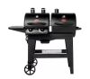 Char-Griller Dual Threat 2-Burner Gas and Charcoal Grill in Black 