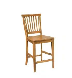 Homestyles Arts and Crafts 24 in. Cottage Oak Bar Stool 
