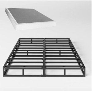 Full Box Spring 5 Inch High Profile Strong Metal Frame Mattress Foundation, Quiet Noise-Free,Easy Assembly, 3000lbs Max Weight Capacity