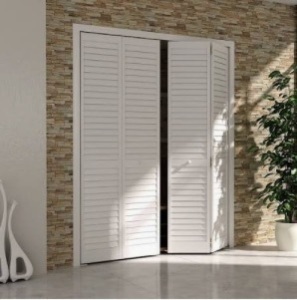 Kimberly Bay Wood Plantation Louvered Bi-Fold Door 30"