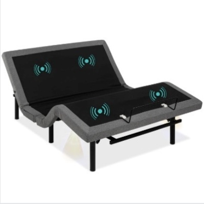 Adjustable Bed Base with Massage, Remote, USB Ports queen size