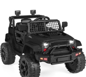 12V Kids Ride-On Truck Car w/ Parent Remote Control, Spring Suspension