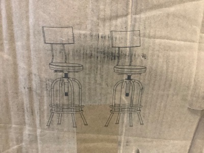 Set of 2 Bar Stools