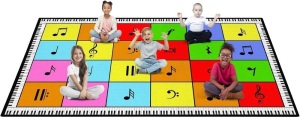 ABCarpet Music Classroom Rug, Large Classroom Carpet 13'x7'5'' Music Rug for Classroom Students Classroom Seating Carpet Elementary Preschool 