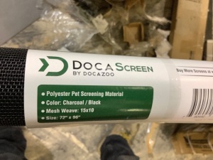 DOCA Screen for windows 72"X 96"