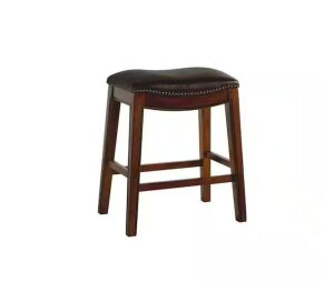 Bowen 24" Backless Counter Height Stool in Brown 
