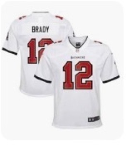 Youth Tom Brady Tampa Bay Buccaneers Inverted Team Game Jersey size large