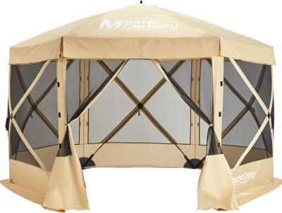 MASTERCANOPY 12 x 12 Portable Screen House Room Pop Up Gazebo 