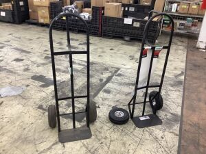 Lot of (2) Milwaukee Hand Truck - 1 Used, 1 For Parts 