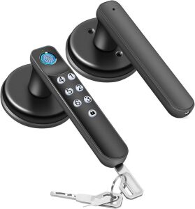 Gavdhe Biometric Door Lock with Silicone Keyboard