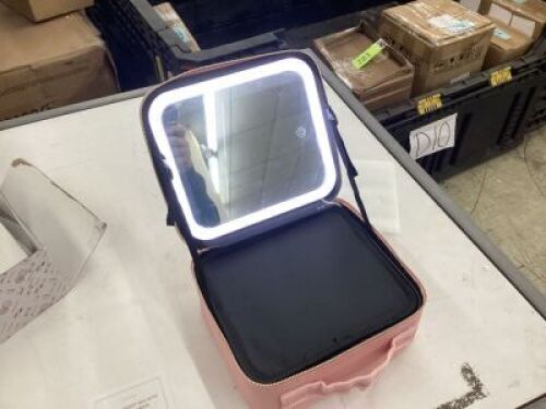 Travel Makeup Case with LED Mirror&nbsp;