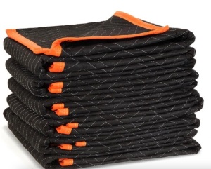 WEN 272406 72-Inch by 40-Inch Heavy Duty Padded Moving Blankets, 6-Pack