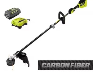 40V HP Brushless 15 in. Cordless Carbon Fiber Shaft Attachment Capable String Trimmer with 4.0 Ah Battery and Charger