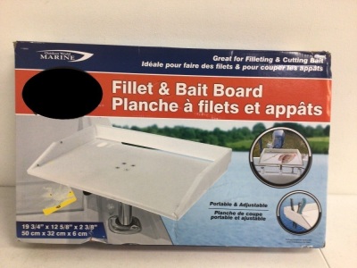 Portable Fillet and Bait Board, E-Commerce Return, Sold as is