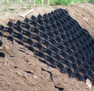 Geogrid Driveway, Heavy Duty Geocell Ground Grid Stabilizer for Outdoor Parking Lots Garden Walkways