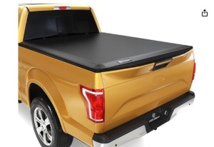 YITAMOTOR Soft Quad Fold Truck Bed Tonneau Cover-6.5'