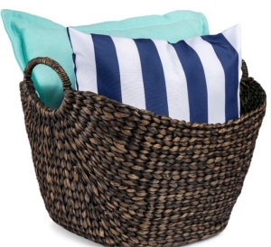 Large Multi-Purpose Seagrass Storage Basket w/ Handles