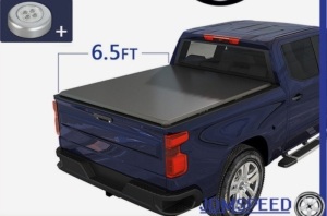 6.5FT Bed Soft 4-FOLD Tonneau Cover For 14-2019 Chevy Silverado 1500 GMC Sierra