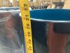 Lot of (2) Blue Planters, 21" Tall - 2