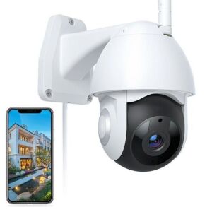 Voger WiFi Smart Security Camera Outdoor ,1080P with IP66 Weatherproof Motion Detection Night Vision, 2-Way Audio, 2.4Ghz Wifi Only