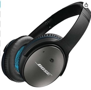 Bose QuietComfort 25 Acoustic Noise Cancelling Headphones - Black (Wired 3.5mm)