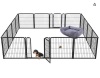 FXW Homeplus Dog Playpen Designed for Indoor Use, 24" Height for Puppy and Small Dogs│Patented black 16 panel $149.99