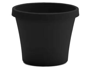 Lot of (2) Bloem Terra 20 in. Black Plastic Planter 