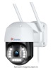 Ctronics 4K 8MP Security Camera Outdoor, 2.4/5Ghz WiFi Surveillance IP Camera Outdoor with Smart Human/Vehicle Detection, Auto Tracking, 65ft Color Night Vision, Two Way Audio,Plug in,IP66