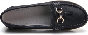 Womens leather loafers