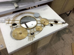 Large decorative wall mirror