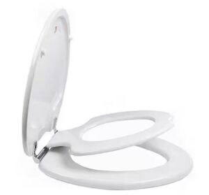 TOPSEAT TinyHiney Children's Elongated Closed Front Toilet Seat in White