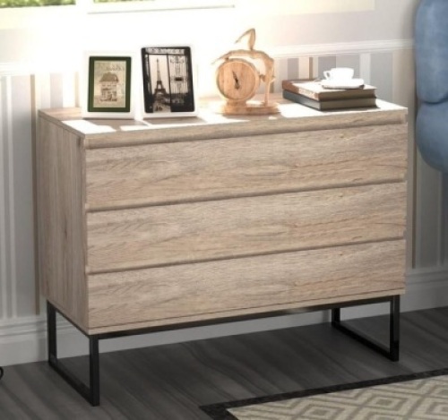 Homfa 3 Drawers Chest Cabinet - Appears New&nbsp;&nbsp;
